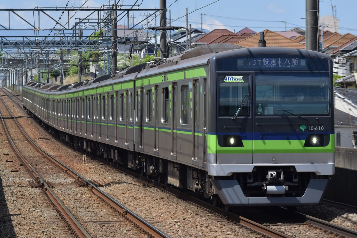 東京都交通局 大島車両検修場 10-300形 10-610編成