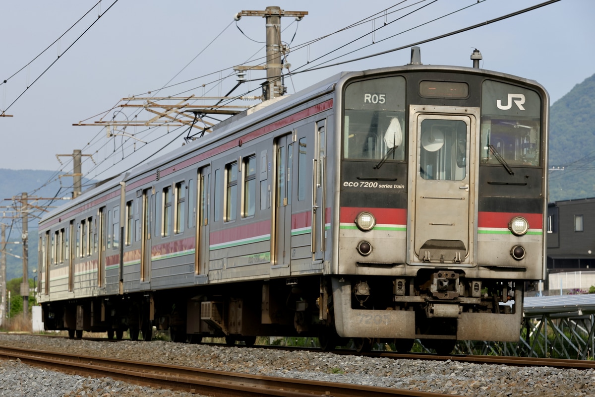 JR四国 高松運転所 7200系 R05編成