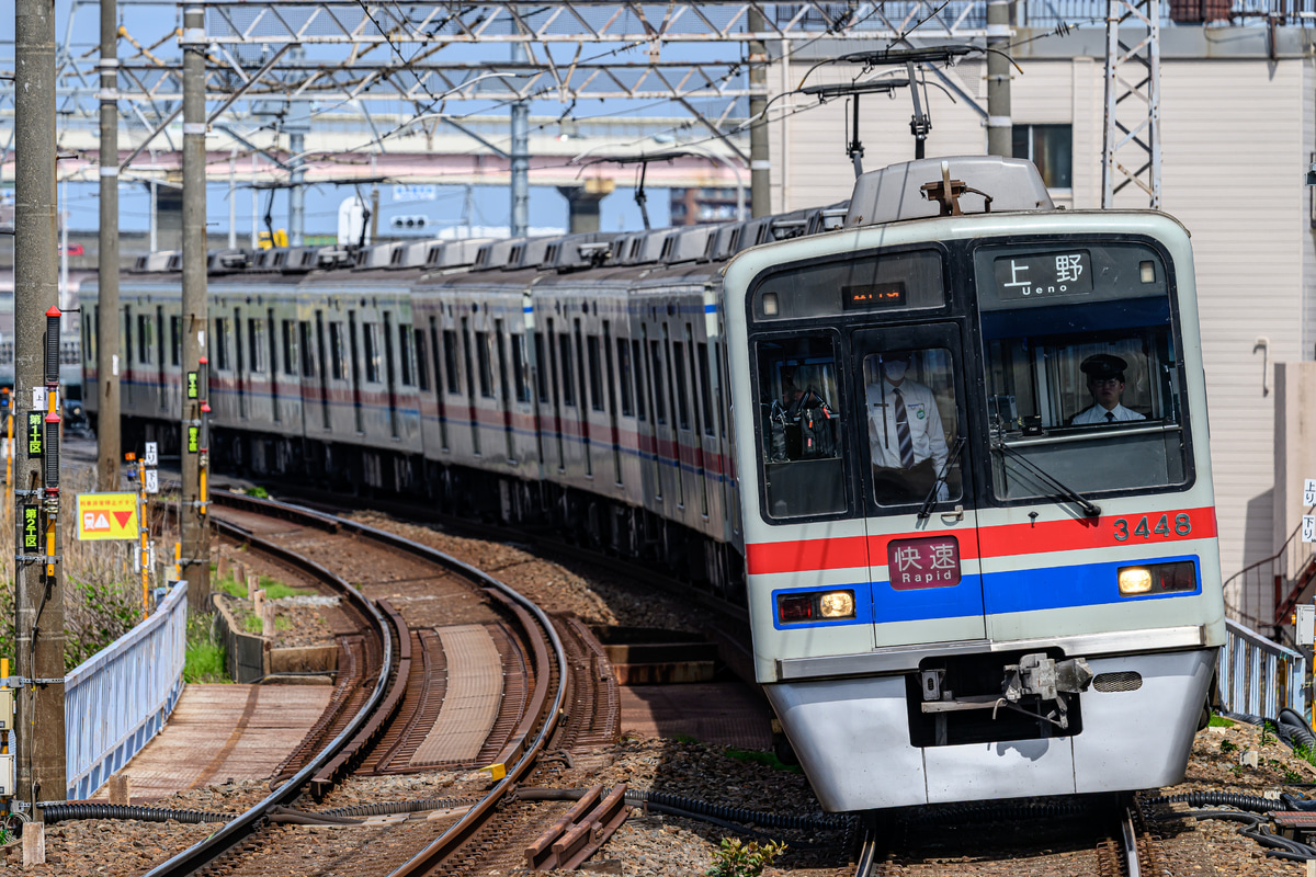 京成電鉄 宗吾車両基地 3400形 3448編成