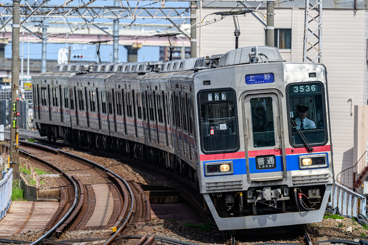 京成電鉄 宗吾車両基地 3500形 3548編成