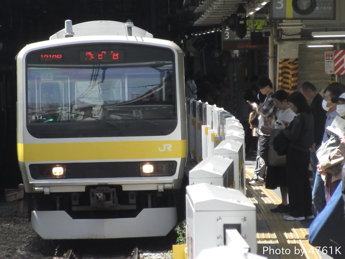 JR東日本 三鷹車両センター E231系 ミツB14編成