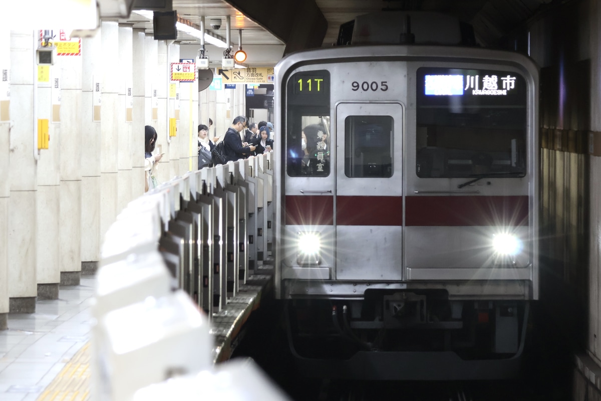 東武鉄道 森林公園検修区 9000系 9105f