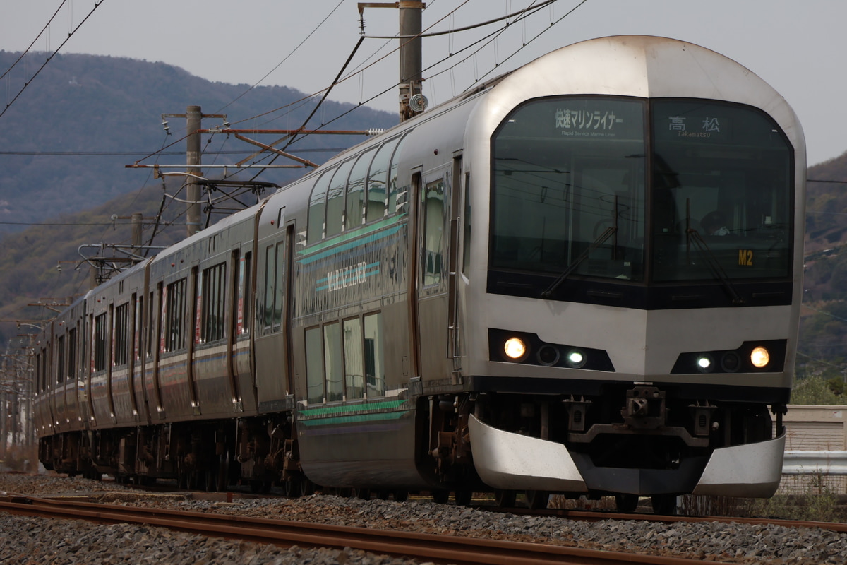 JR四国 高松運転所 5000系 m2編成