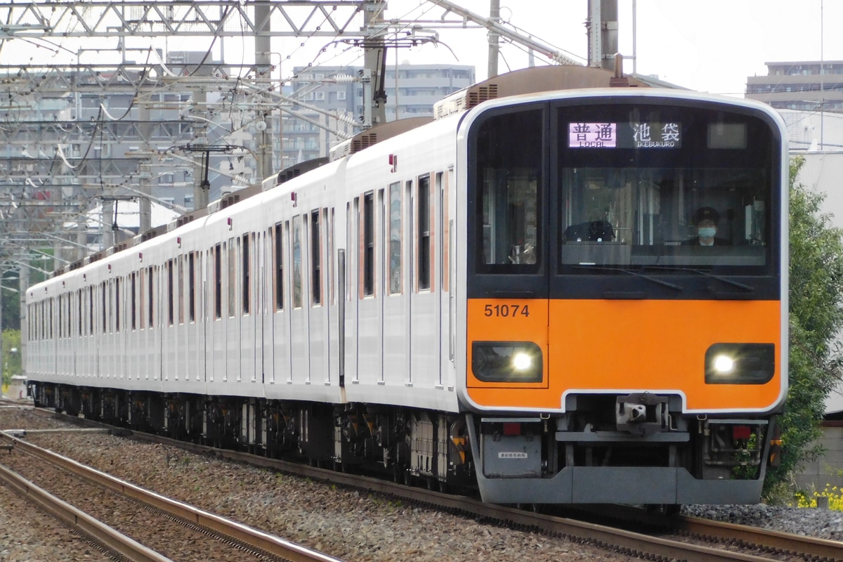 東武鉄道 森林公園検修区 50070系 51074F