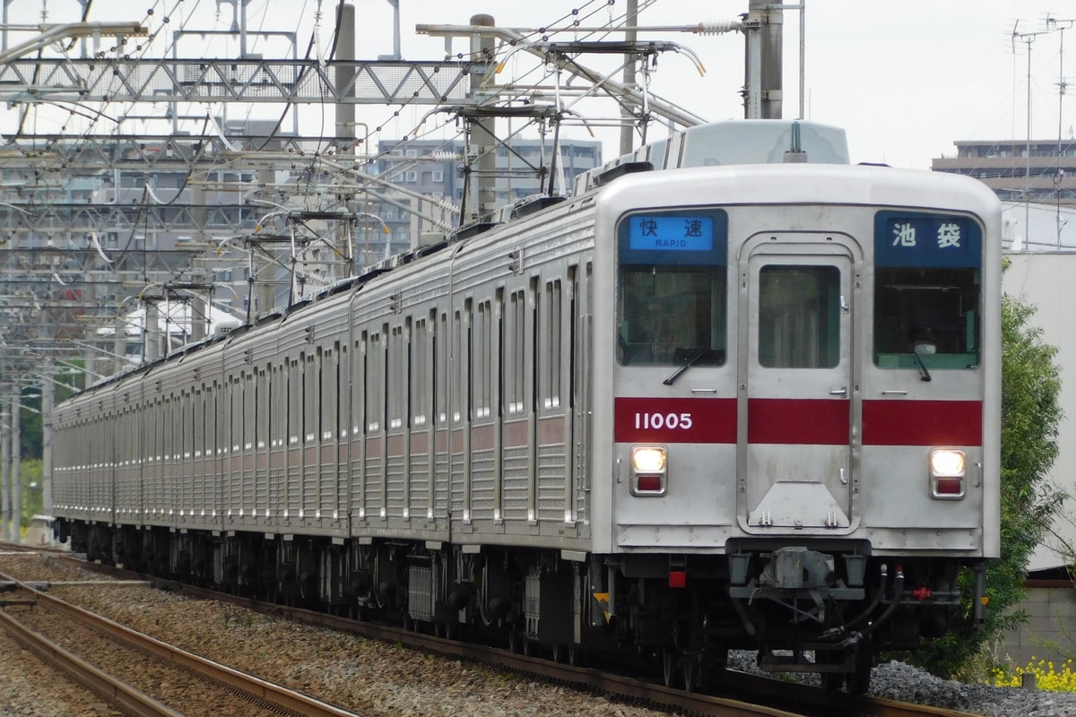 東武鉄道 森林公園検修区 10000系 11005F