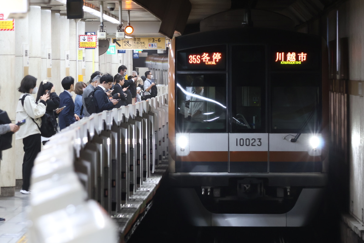 東京メトロ 和光検車区 10000系 10123f