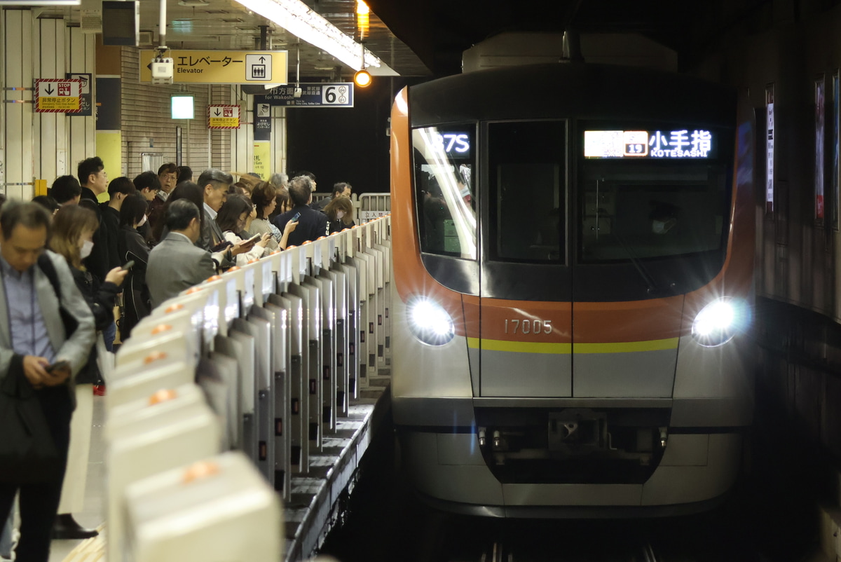 東京メトロ 和光検車区 17000系 17105f