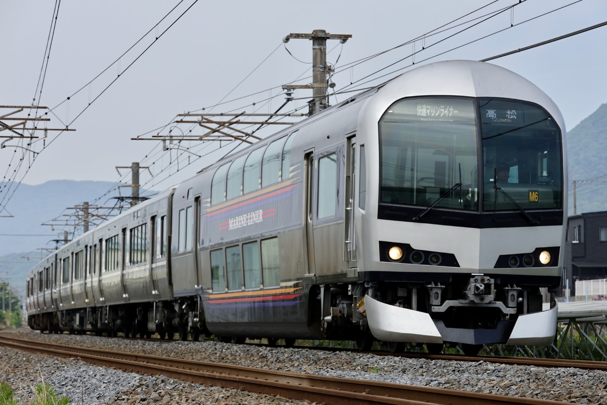 JR四国 高松運転所 5000系 M6編成