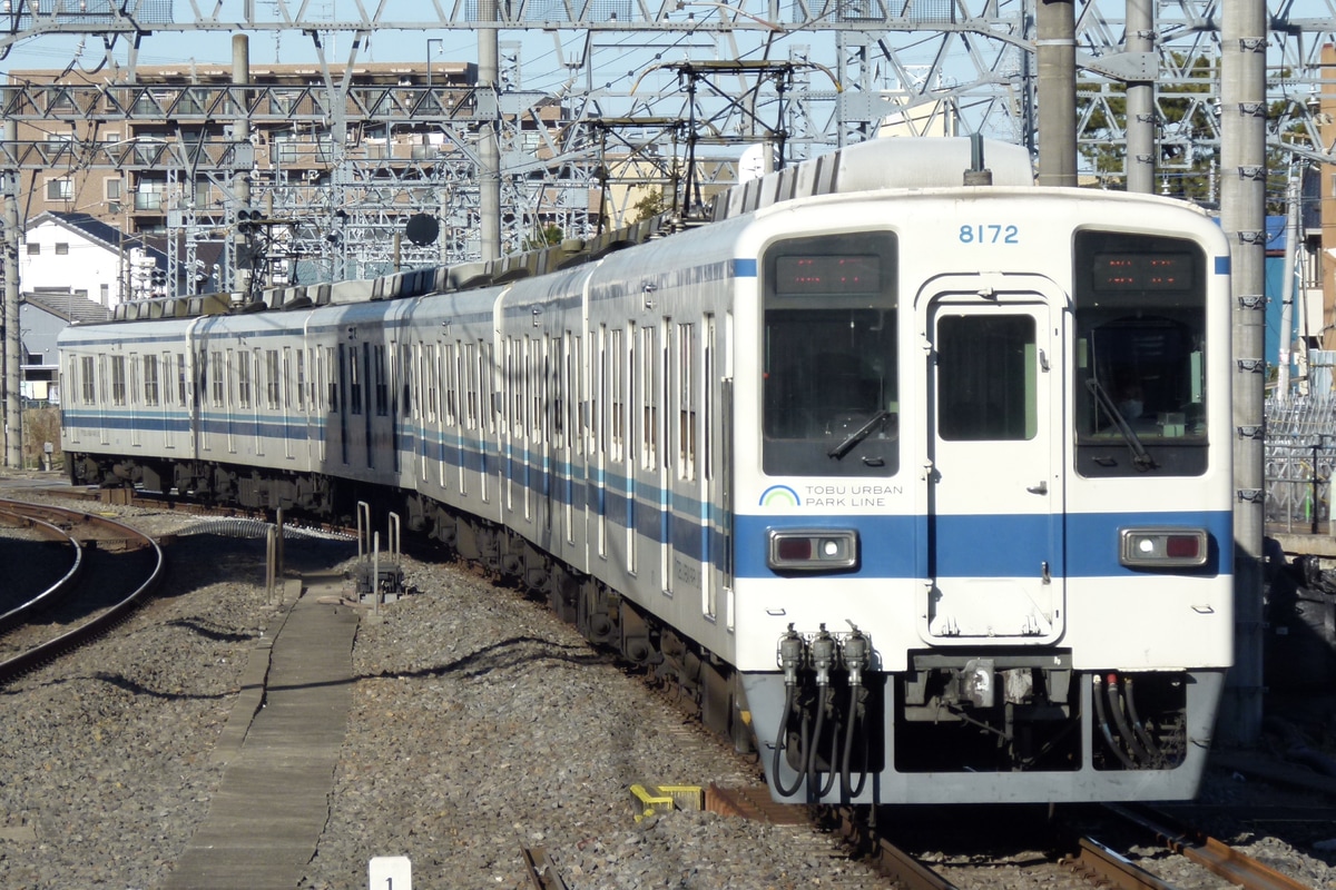 東武鉄道 南栗橋車両管区七光台支所 8000系 8172F