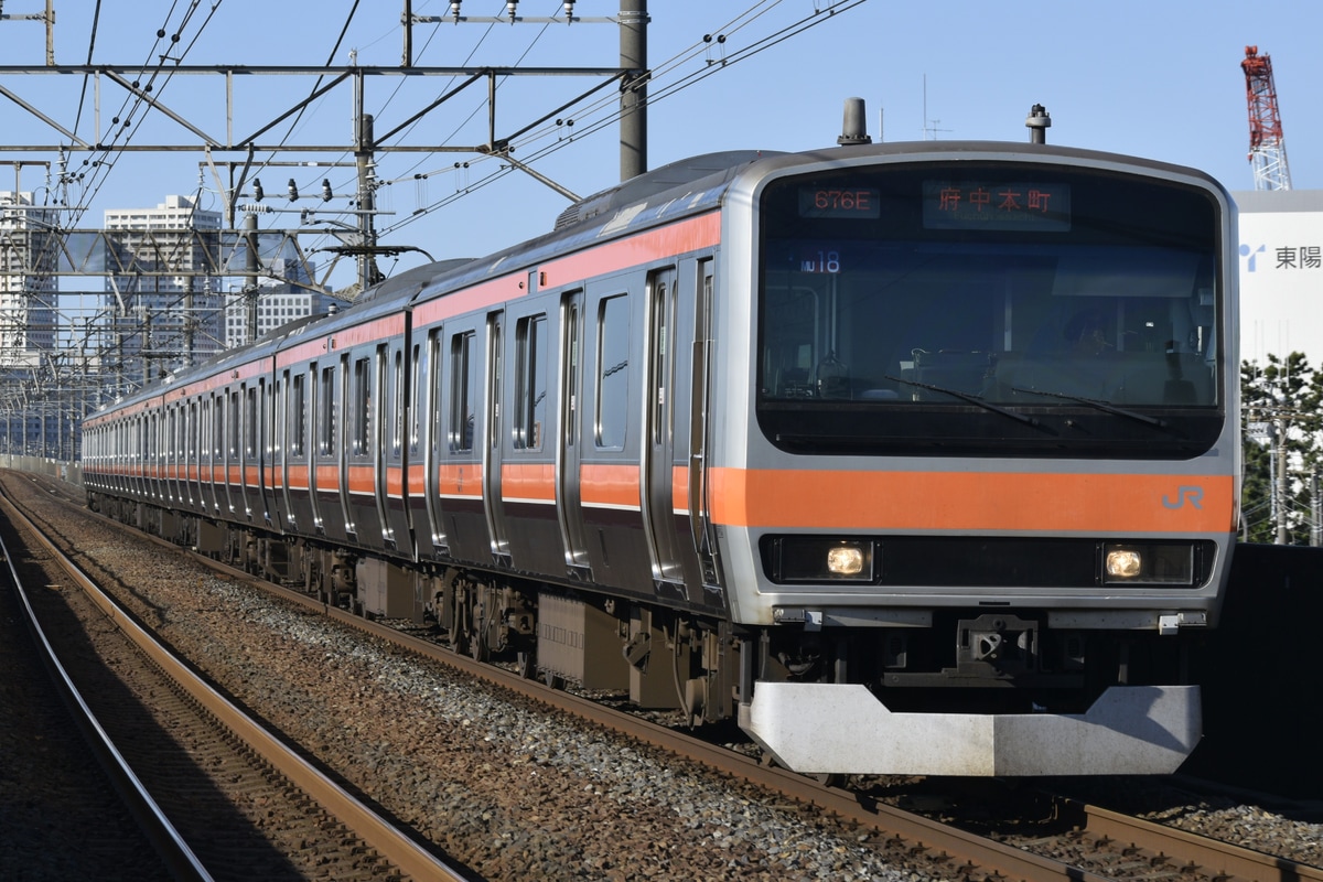 JR東日本 京葉車両センター E231系 ケヨMU18編成
