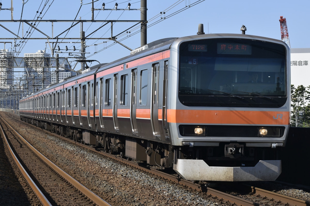 JR東日本 京葉車両センター E231系 ケヨMU5編成