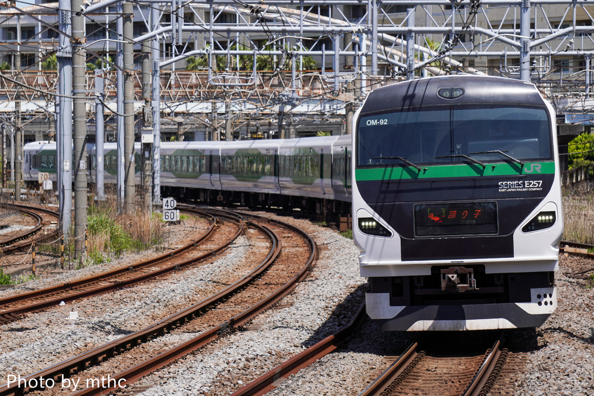 JR東日本 大宮総合車両センター東大宮センター E257系 オオOM-92編成