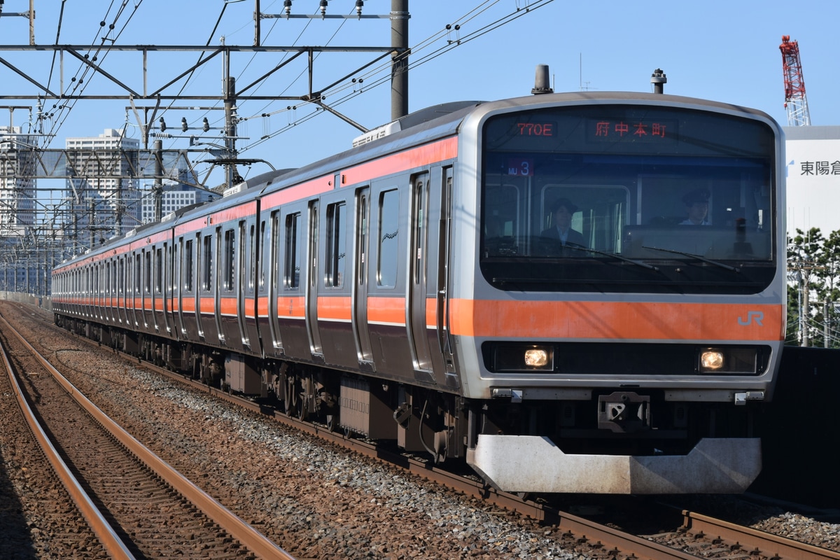 JR東日本 京葉車両センター E231系 ケヨMU3編成