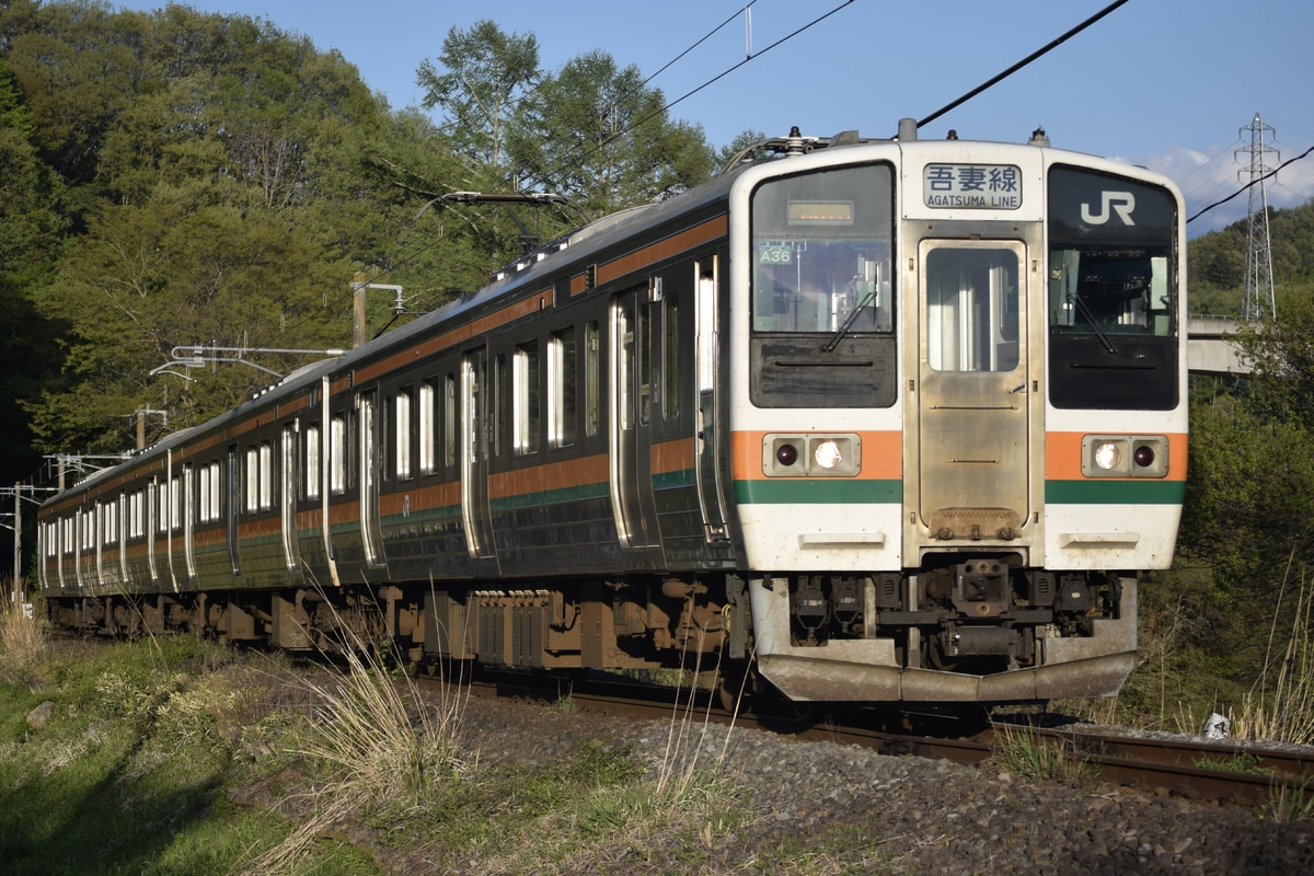 JR東日本 高崎車両センター 211系 タカA36編成