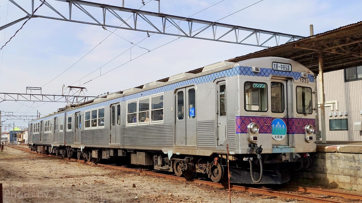 弘南鉄道 津軽大沢車両検修所 7000系 7033編成