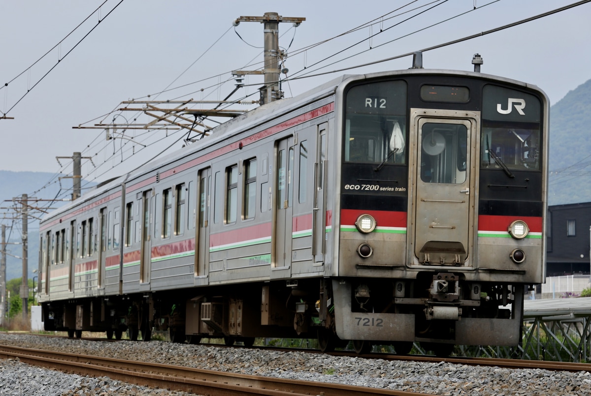 JR四国 高松運転所 7200系 R12編成