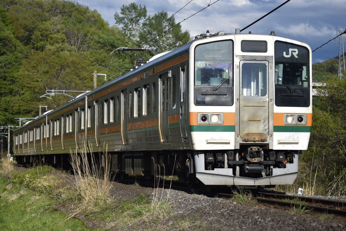 JR東日本 高崎車両センター 211系 タカA31編成