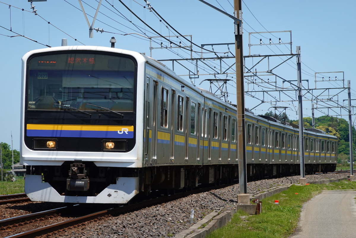 JR東日本 幕張車両センター 209系 マリC623編成
