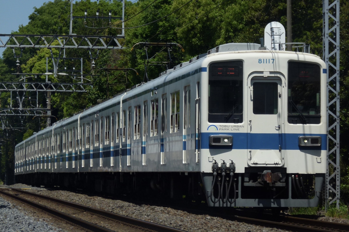 東武鉄道 南栗橋車両管区七光台支所 8000系 81117F