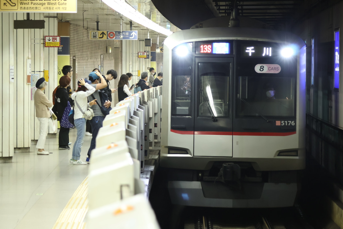 東急電鉄 元住吉検車区 5050系 5176f