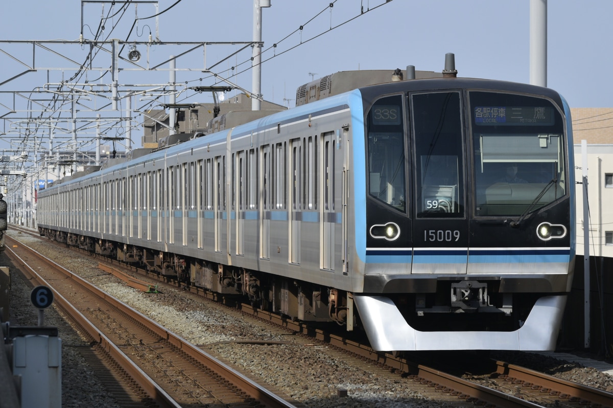 東京メトロ 深川検車区 15000系 15109F
