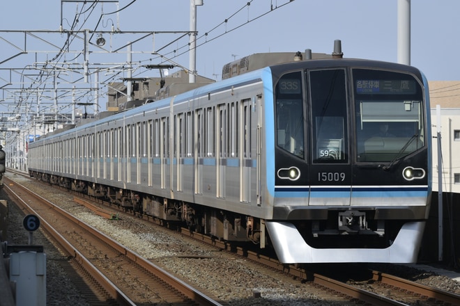 深川検車区15000系15109Fを行徳駅で撮影した写真