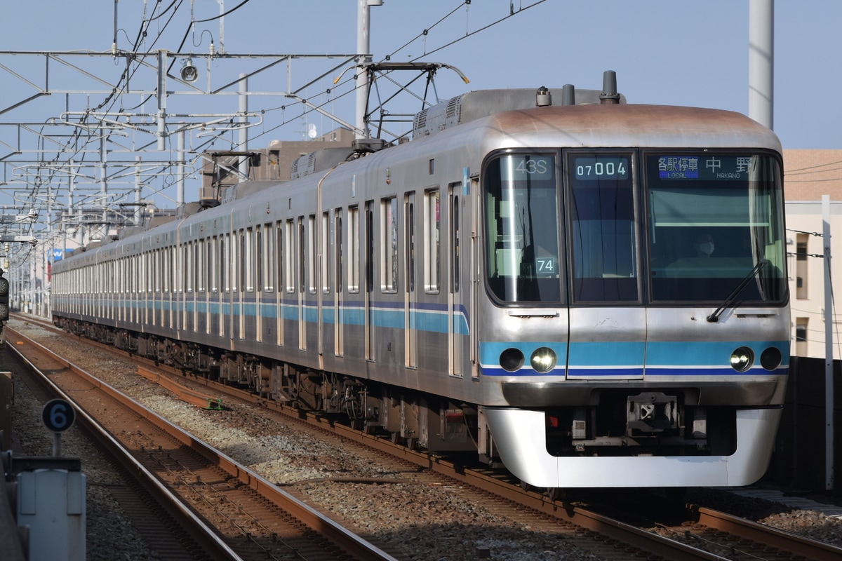 東京メトロ 深川検車区 07系 07-104F