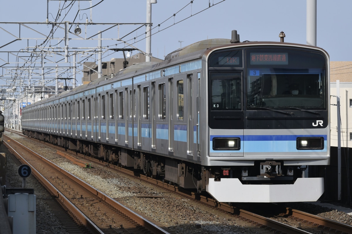 JR東日本 三鷹車両センター E231系 ミツK3編成