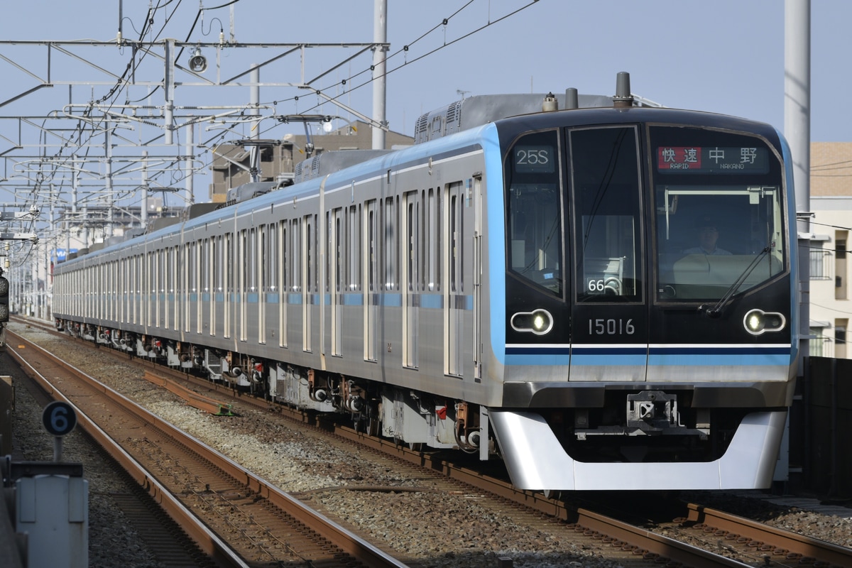東京メトロ 深川検車区 15000系 15116F