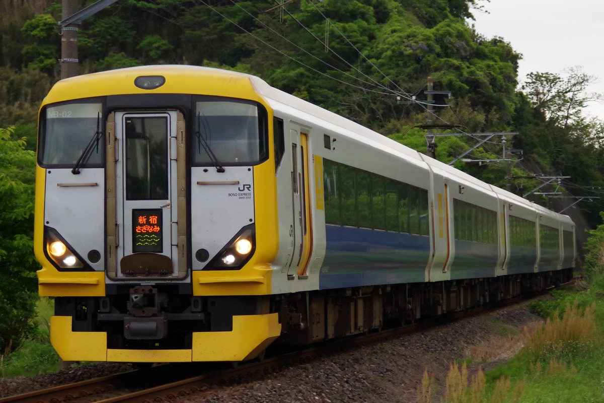 JR東日本 幕張車両センター本区 E257系 マリNB-02編成