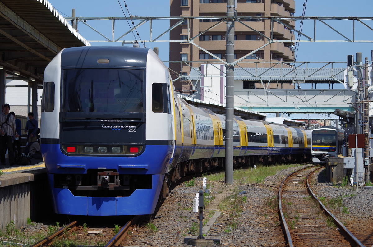 JR東日本 幕張車両センター本区 255系 マリBe-03編成
