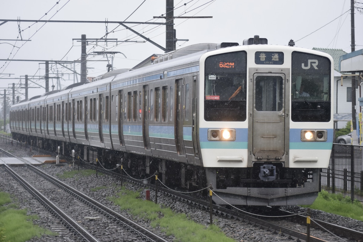 JR東日本 長野総合車両センター 211系 ナノN608編成