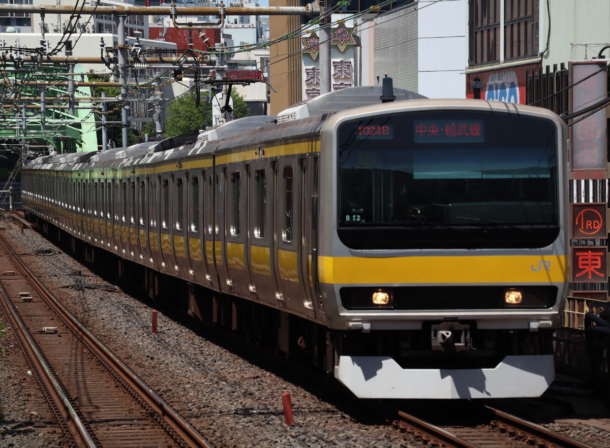 JR東日本 三鷹車両センター E231系 B12編成