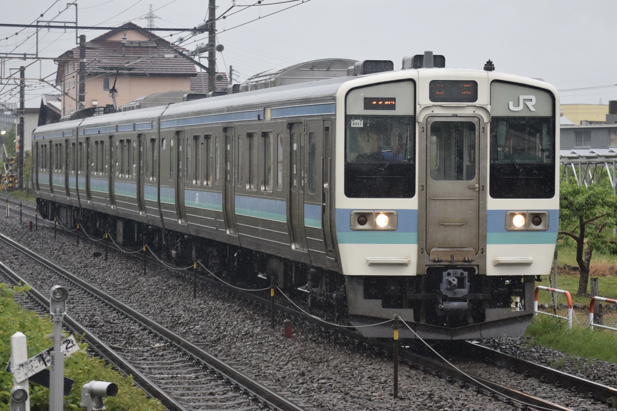 JR東日本 長野総合車両センター 211系 ナノN307編成