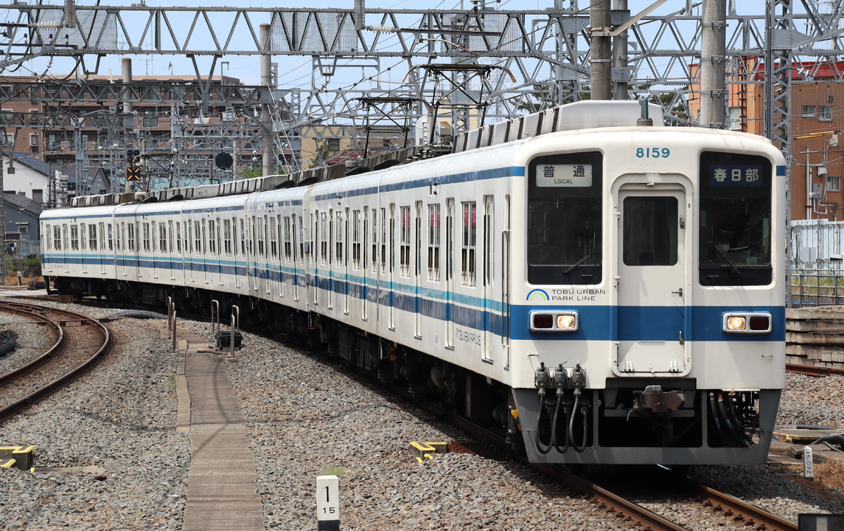 東武鉄道 南栗橋車両管区七光台支所 8000系 8159F