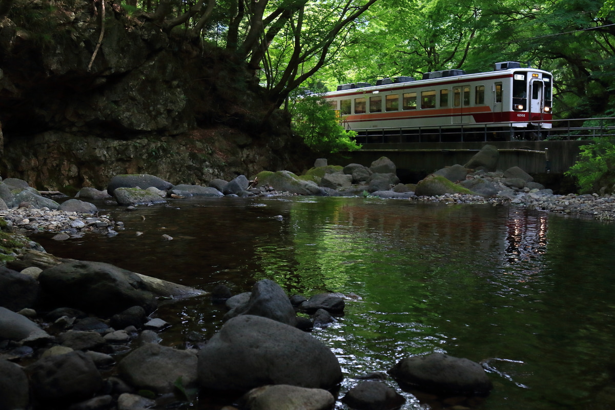 野岩鉄道 南栗橋車両管区新栃木出張所 6050系 61102F