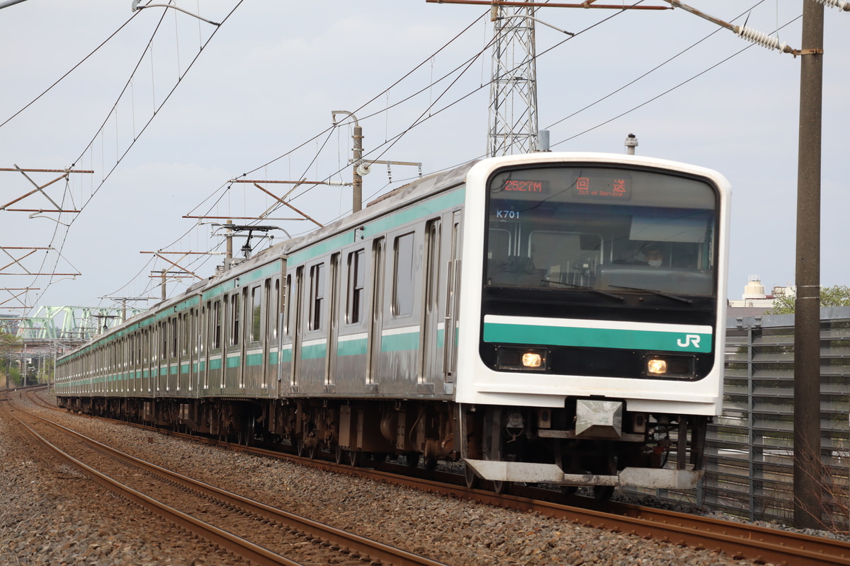 JR東日本 勝田車両センター E501系 K701編成