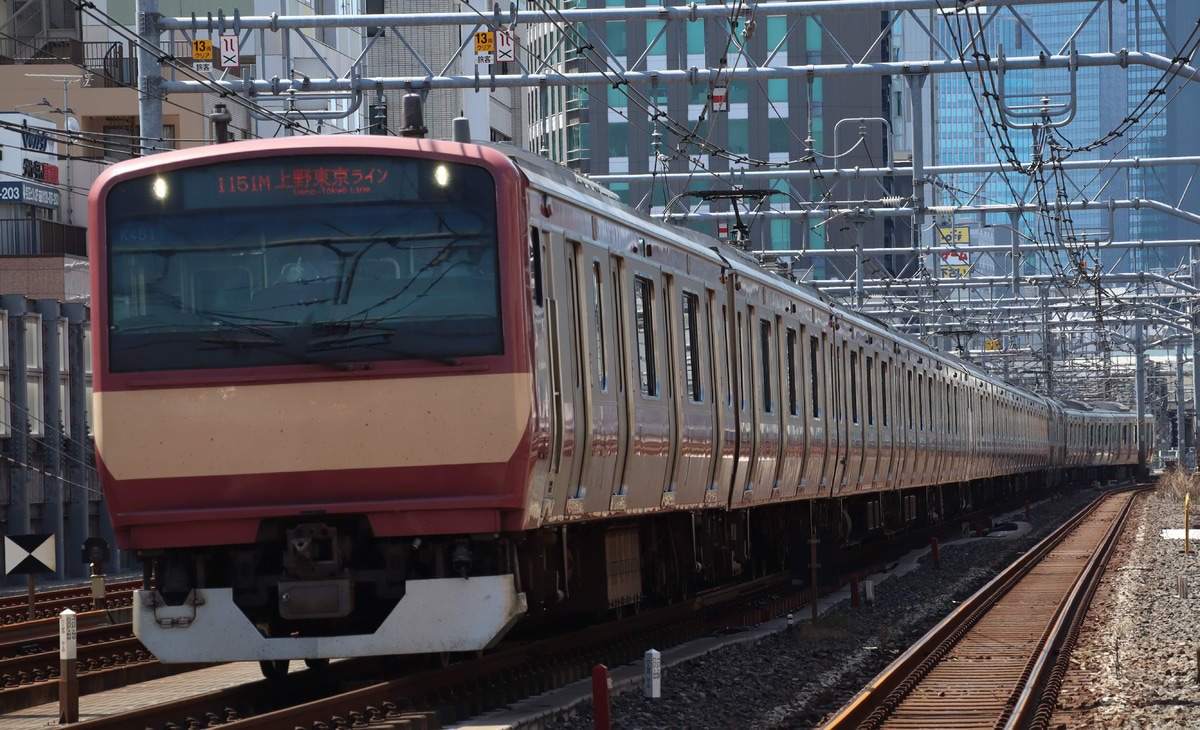 JR東日本 勝田車両センター E531系 K451編成