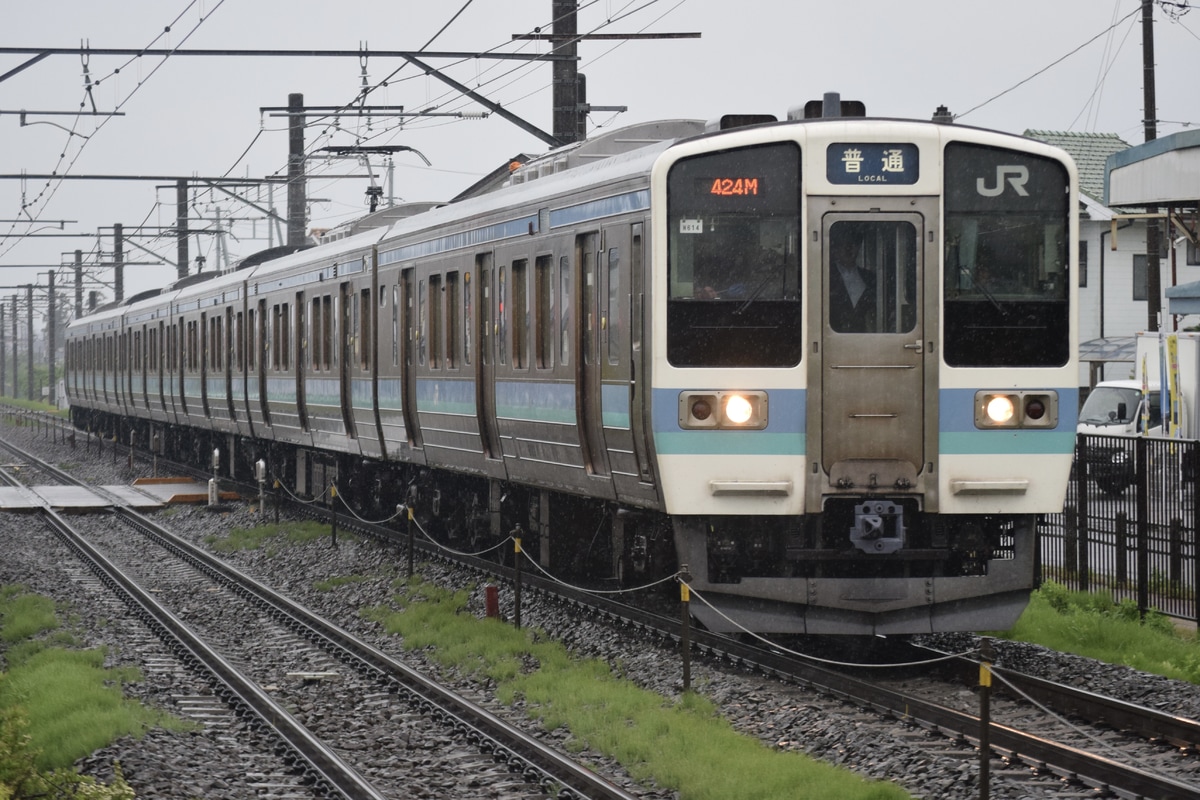 JR東日本 長野総合車両センター 211系 ナノN614編成