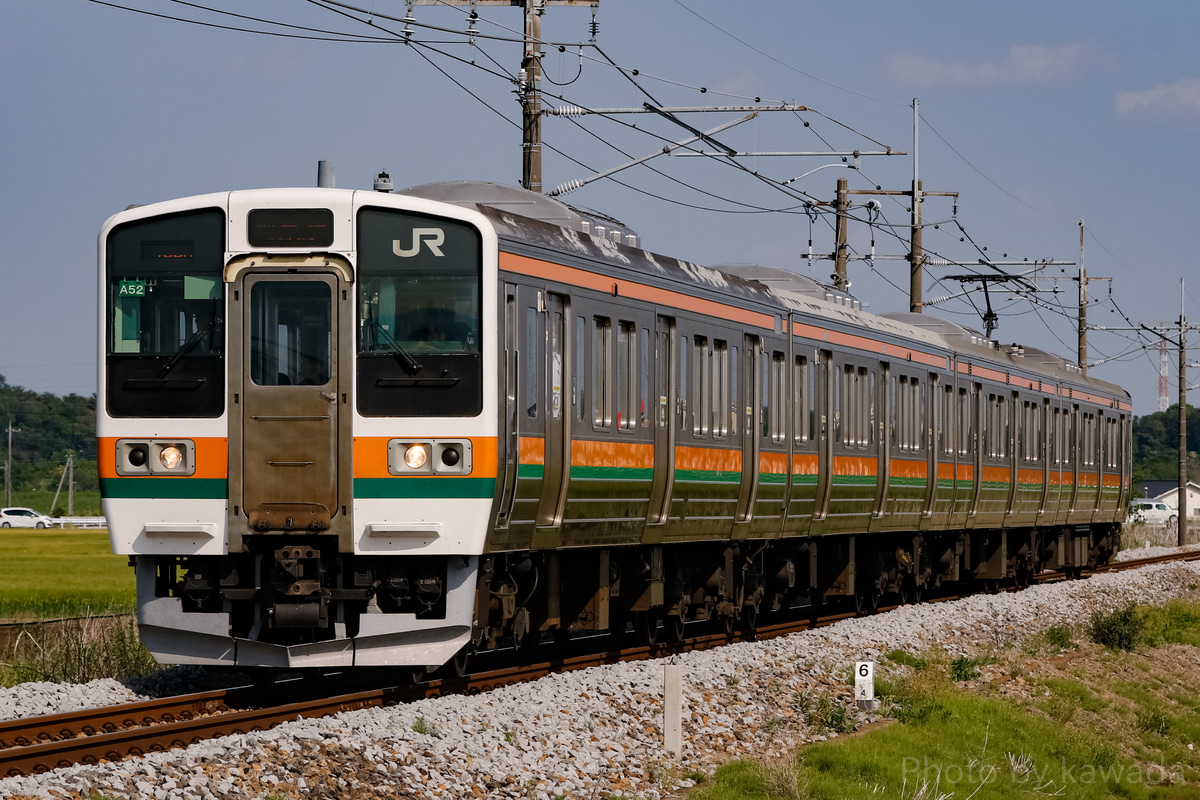 JR東日本 高崎車両センター 211系 A52