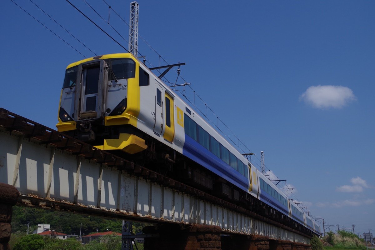 JR東日本 幕張車両センター本区 E257系 マリNB-05編成