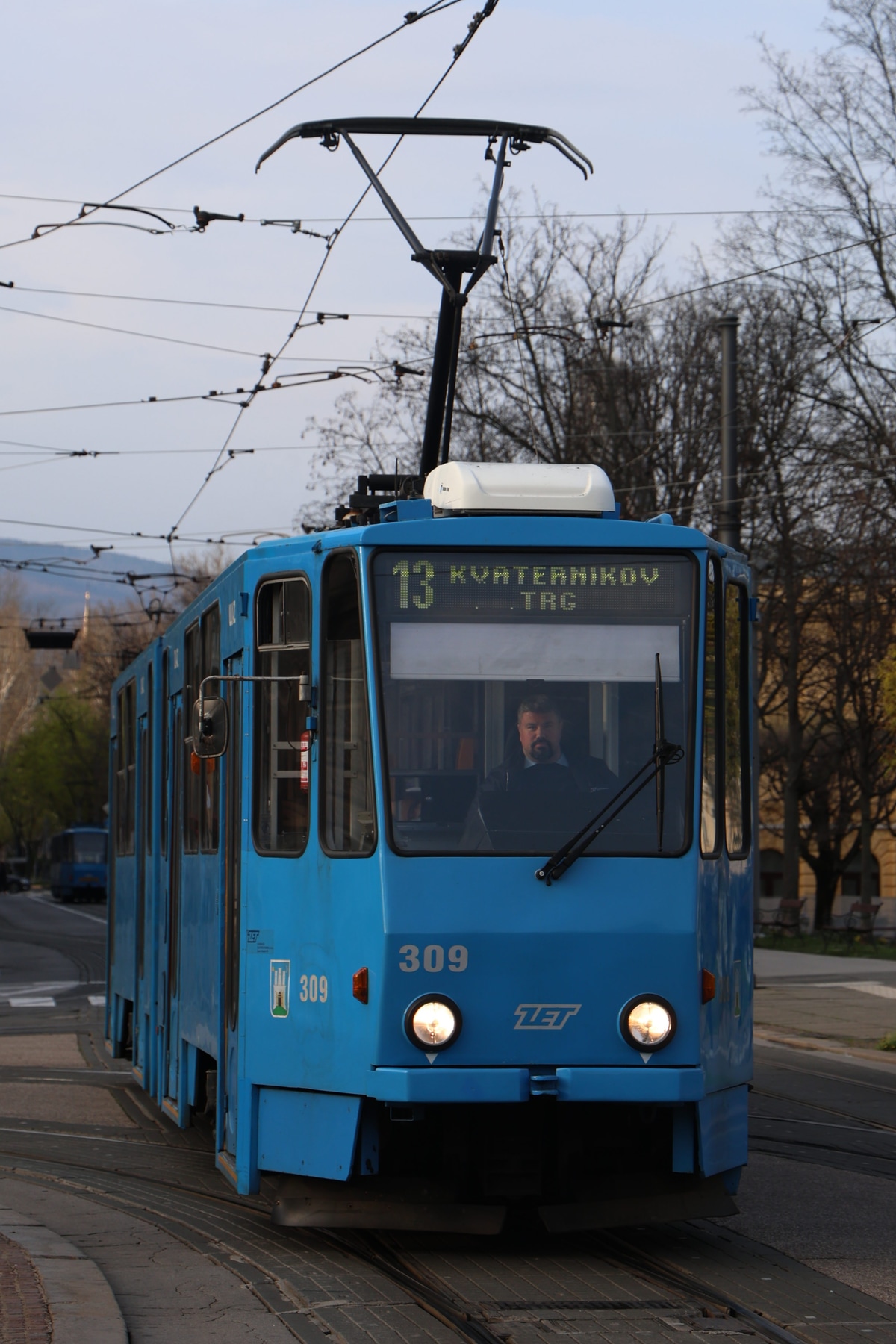 Zagreb tramway network  KT4YU 309