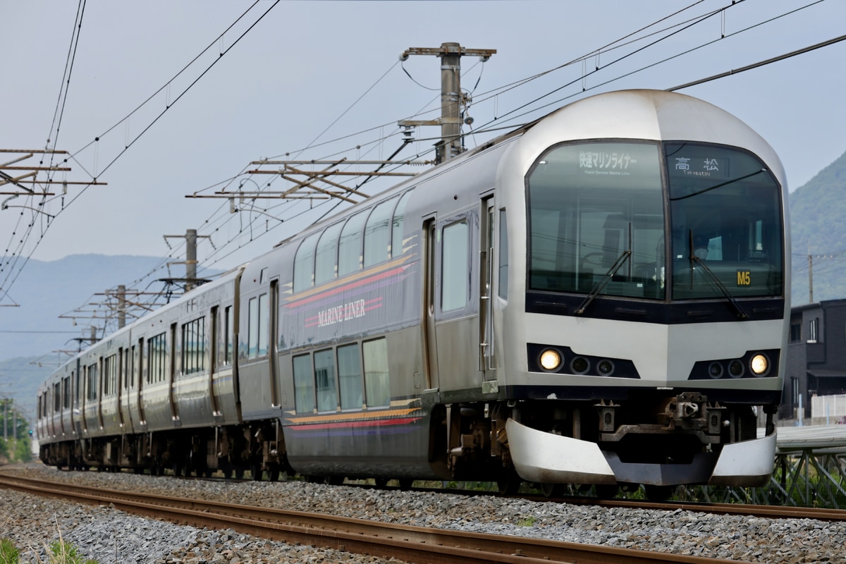 JR四国 高松運転所 5000系 M5編成