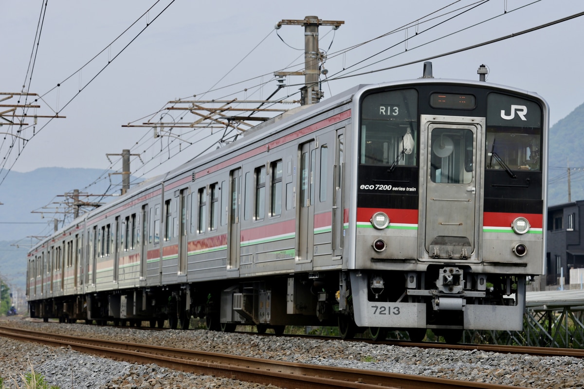JR四国 高松運転所 7200系 R13編成