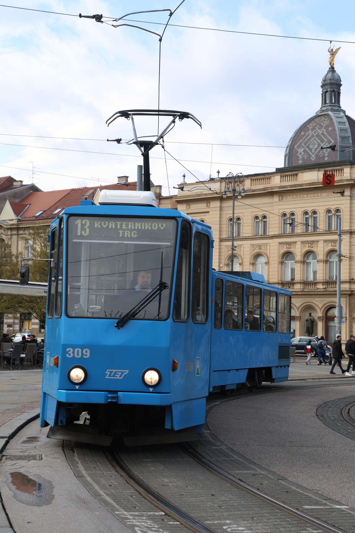 Zagreb tramway network  KT4YU 309