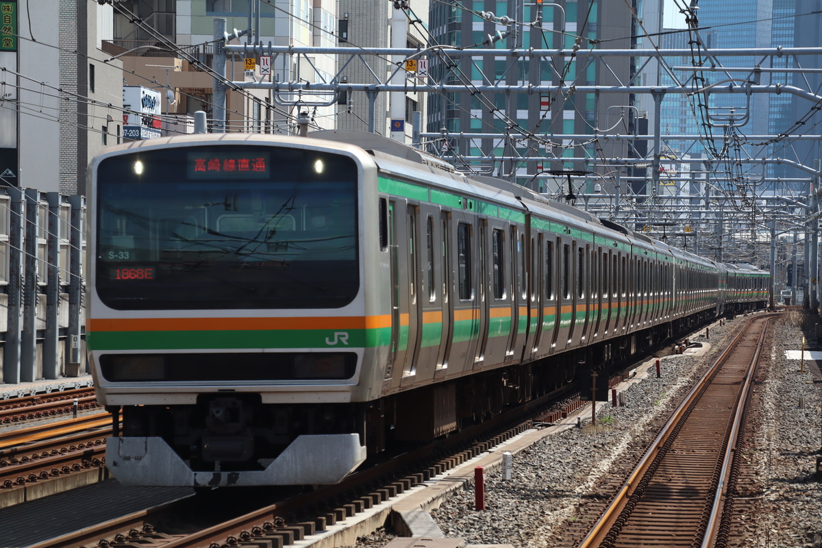 JR東日本  E231系 S-33編成