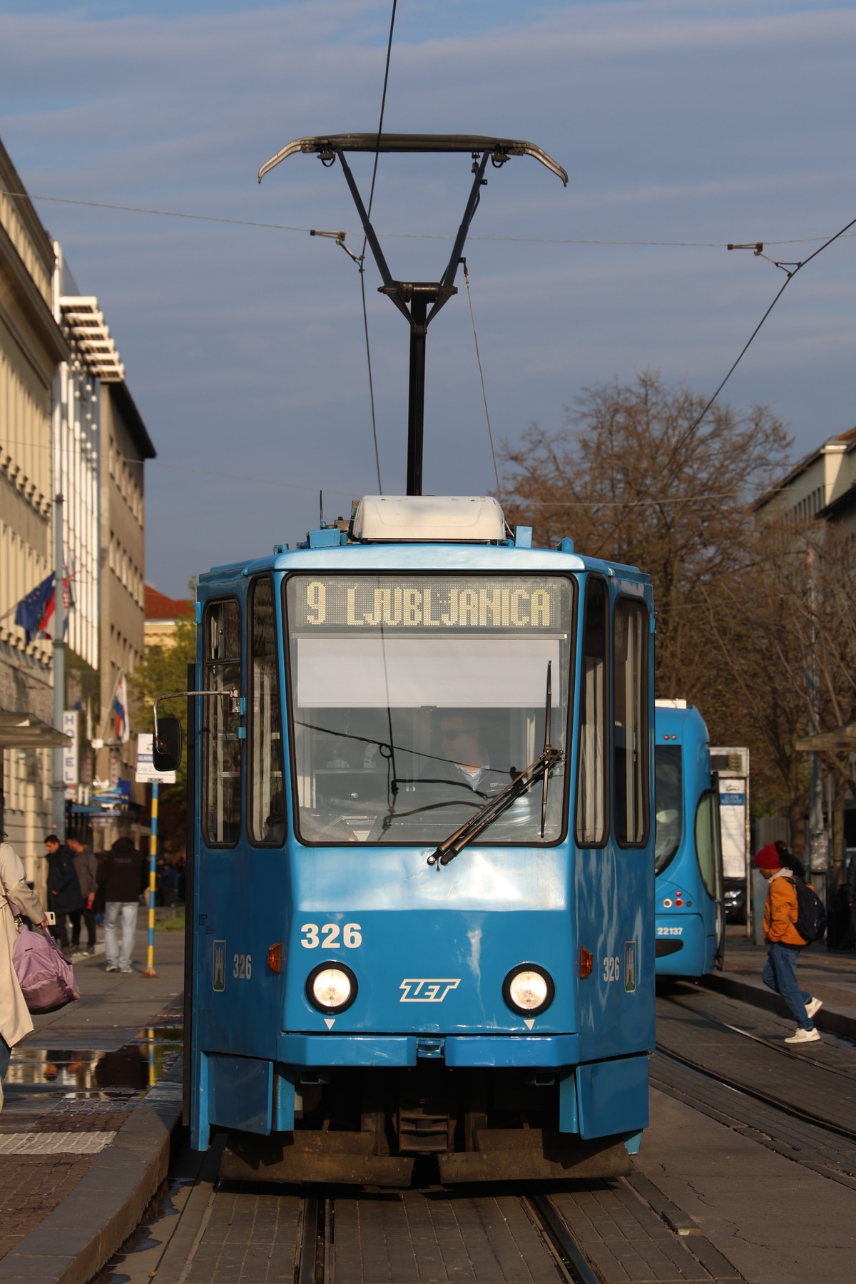 Zagreb tramway network  KT4YU 326