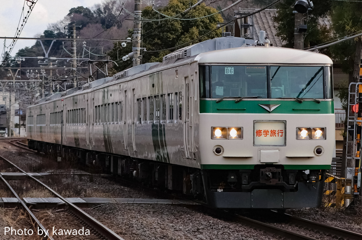 JR東日本 大宮総合車両センター東大宮センター 185系 B6編成