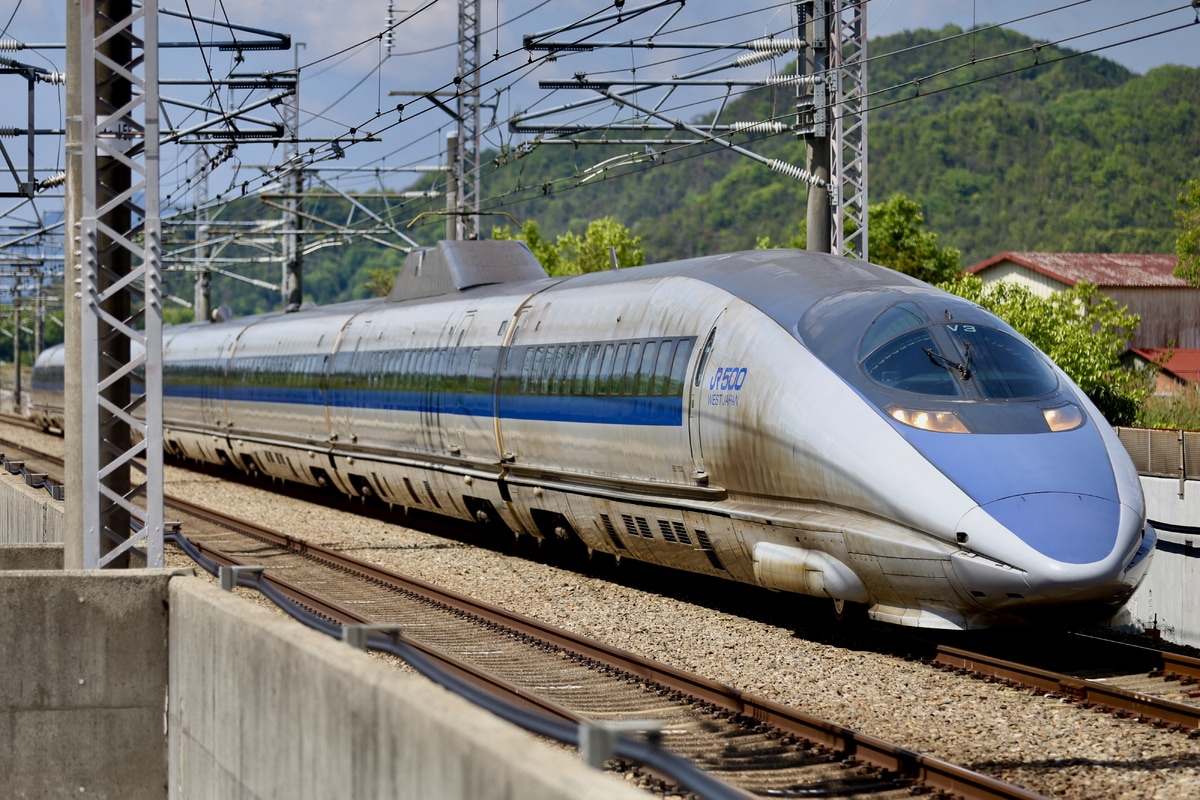 JR西日本 博多総合車両所 500系 V3編成