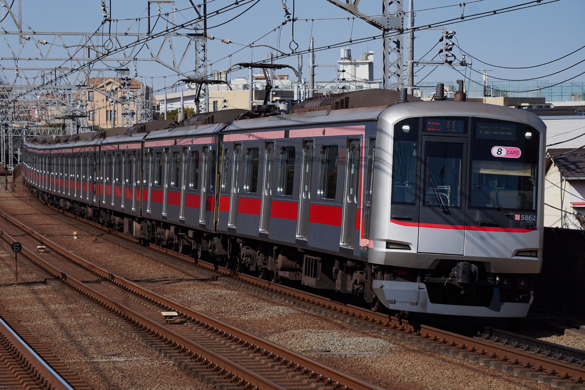 東急電鉄 元住吉検車区 5050系 5162F